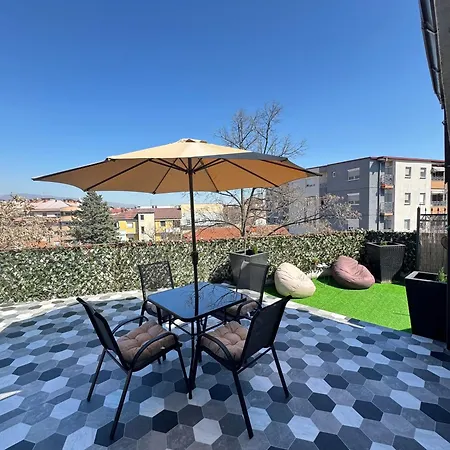 City Rooftop Apartment Skopje Exterior photo